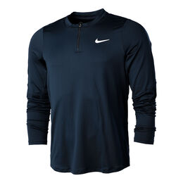 Vêtements De Tennis Nike Court Dri-Fit Advantage Half-Zip Longsleeve